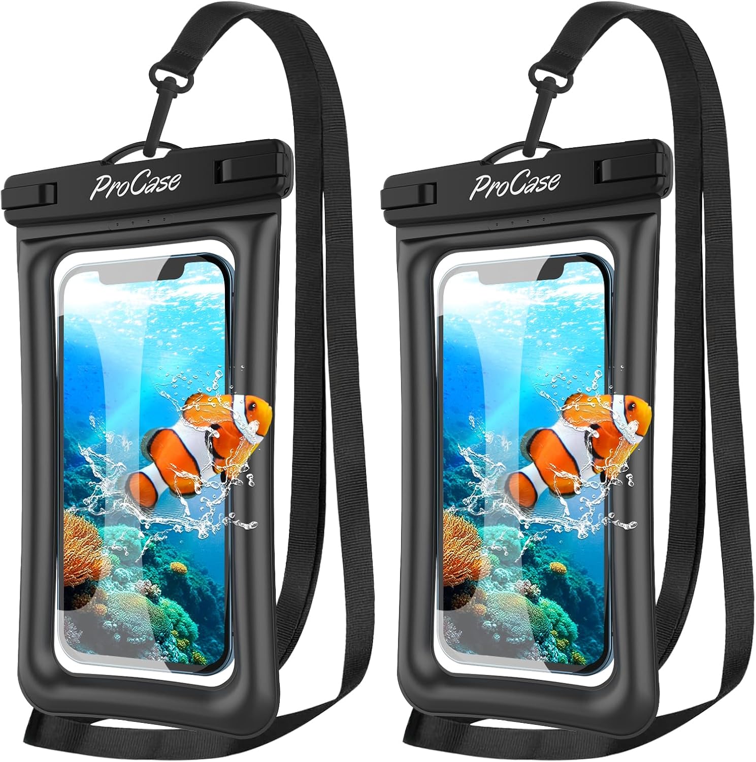 ProCase dry bag being used while snorkeling