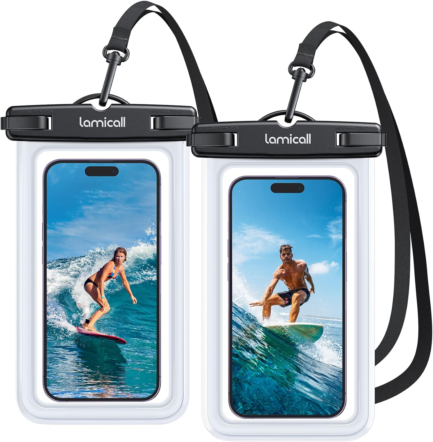 Lamicall Waterproof Phone Case for iPhone