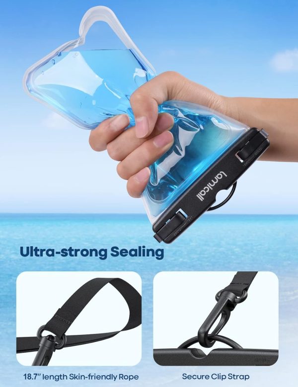 Lamicall Waterproof Phone Case for iPhone-4
