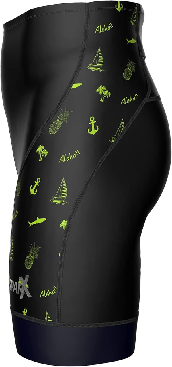 Sparx Sports Triathlon Shorts Men X-Large Aloha-2