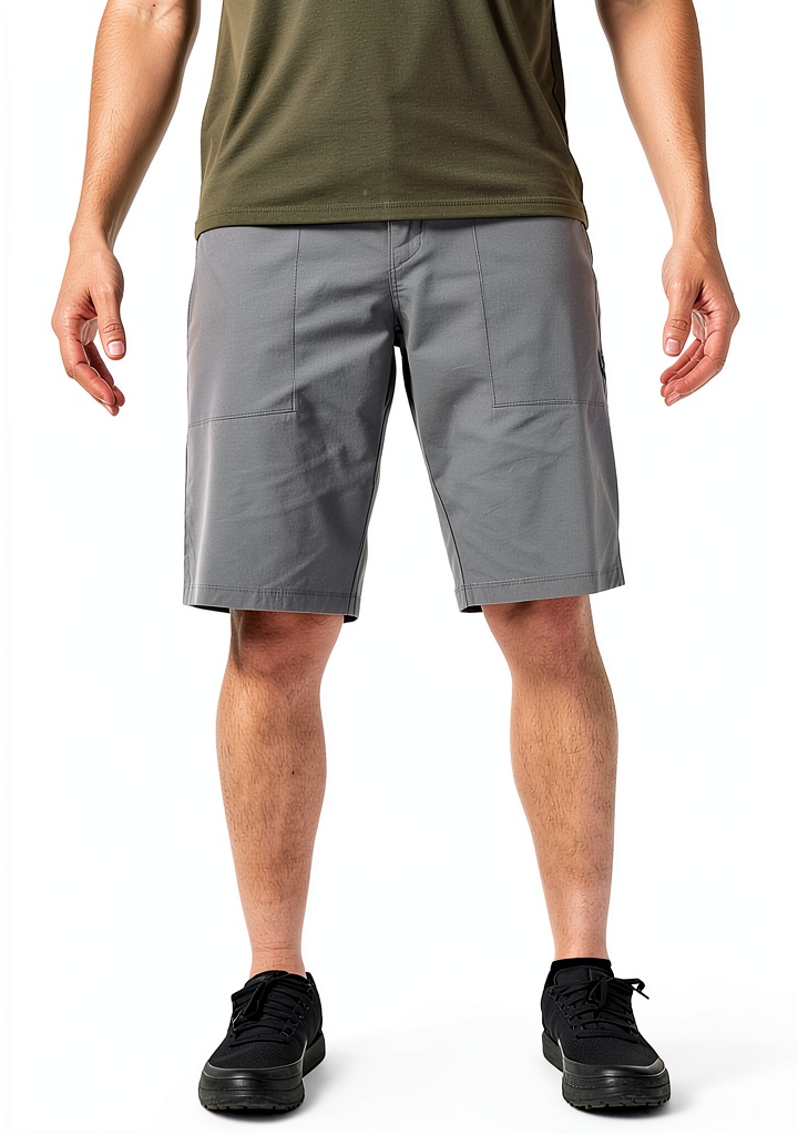 Fox Racing cycling shorts on a rider in motion