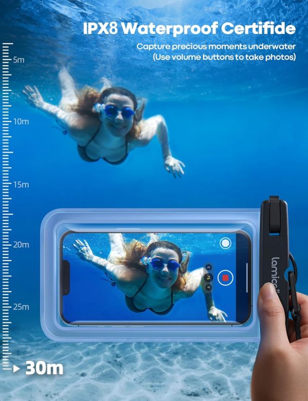 Lamicall Waterproof Phone Case for iPhone-1