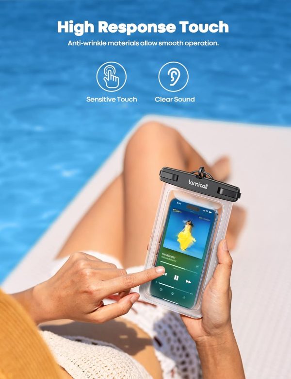 Lamicall Waterproof Phone Case for iPhone-2