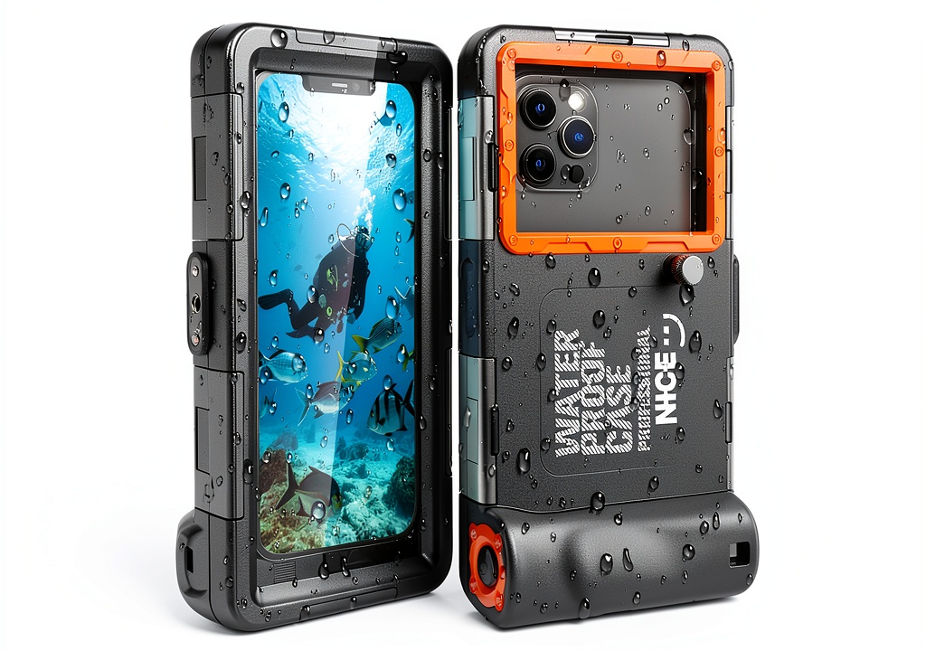 Waterproof phone case for diving