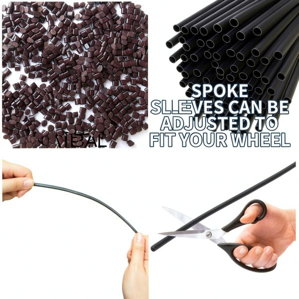 DZSEE Bike Spoke Protectors ABS Plastic Universal Fit-5