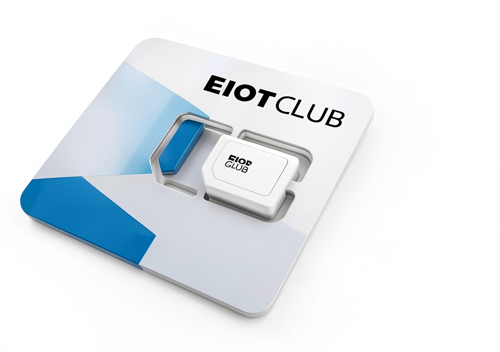 EIOTCLUB SIM card being inserted into a smartphone