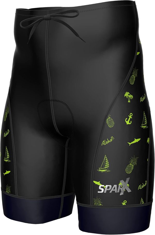 Sparx Sports Triathlon Shorts Men X-Large Aloha-0