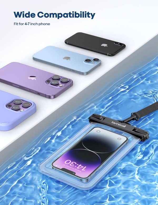 Lamicall Waterproof Phone Case for iPhone-5