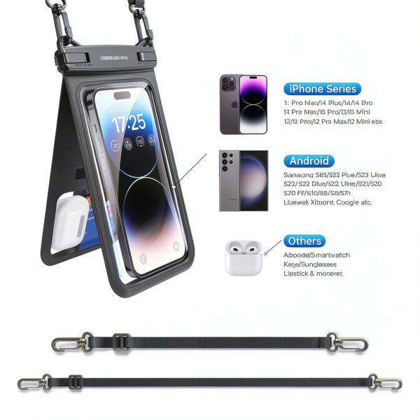 UNBREAKcable Waterproof Phone Dry Bag Clear-5