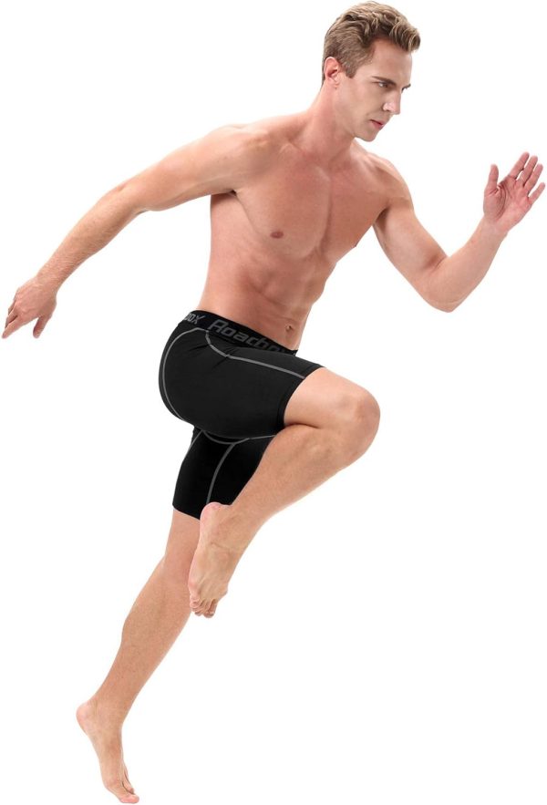 Roadbox Men's Compression Shorts-3