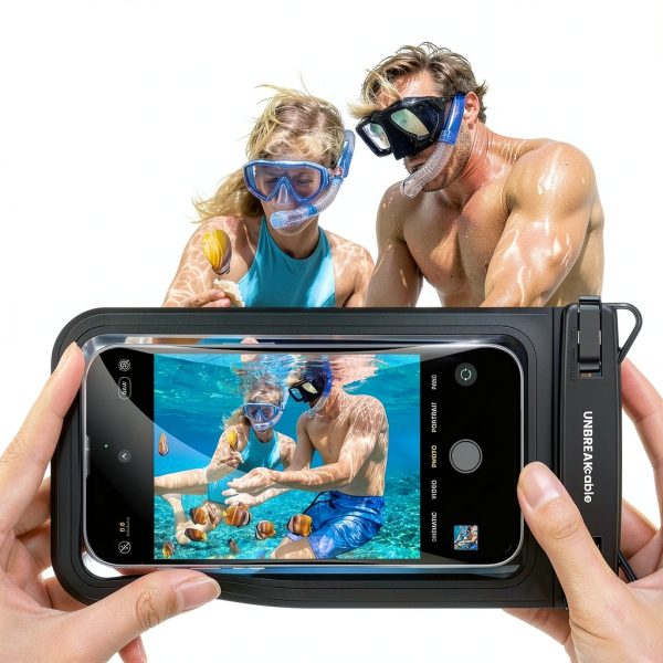 UNBREAKcable Waterproof Phone Dry Bag Clear-7