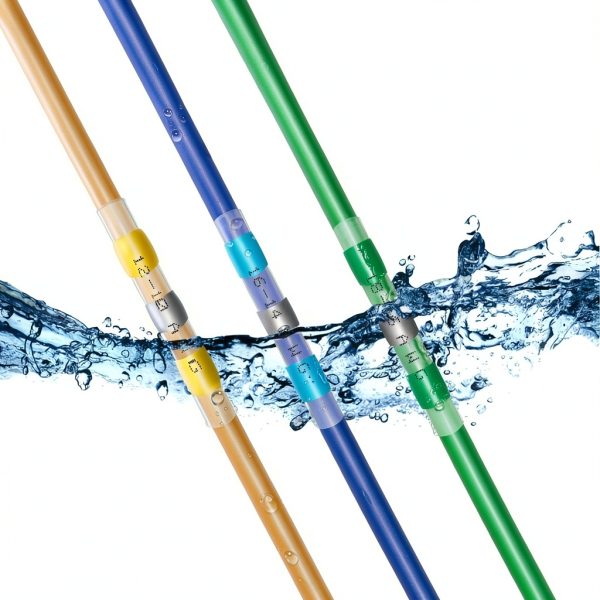 ZIPCCI Solder Seal Wire Connectors Plastic Butt-3