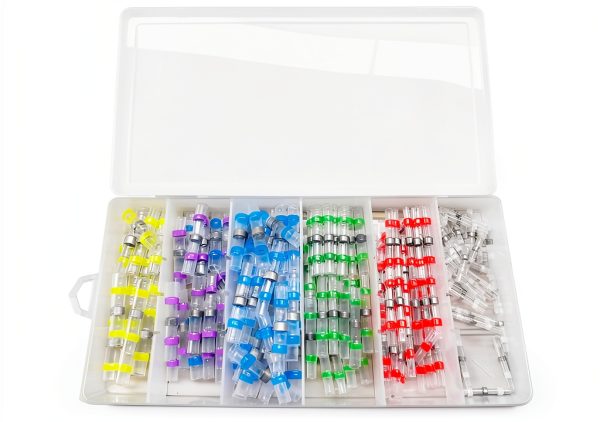 DUSCOKE Waterproof Wire Connectors Nylon Spade-0