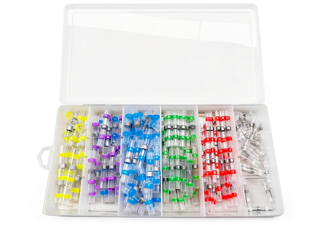 Installing DUSCOKE waterproof wire connectors on a boat wiring harness