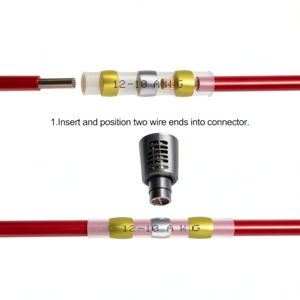 ZIPCCI Solder Seal Wire Connectors Plastic Butt-4