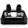 MUQIDA Dual Stud Bus Bar Terminal Block Nickel Brass Housing M10-1