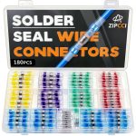 ZIPCCI Solder Seal Wire Connectors Plastic Butt-0
