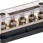 BEP 5‑Pole Panel Mount Screw Terminal 500A Grey Polycarbonate Model-0