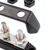 MUQIDA Dual Stud Bus Bar Terminal Block Nickel Brass Housing M10-3