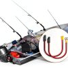Marine Battery Connector MONDGE Quick Connect Kit 2 Pin Male Black Red-8