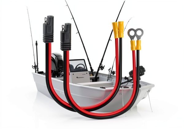 Marine Battery Connector MONDGE Quick Connect Kit 2 Pin Male Black Red-7