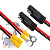 Marine Battery Connector MONDGE Quick Connect Kit 2 Pin Male Black Red-4