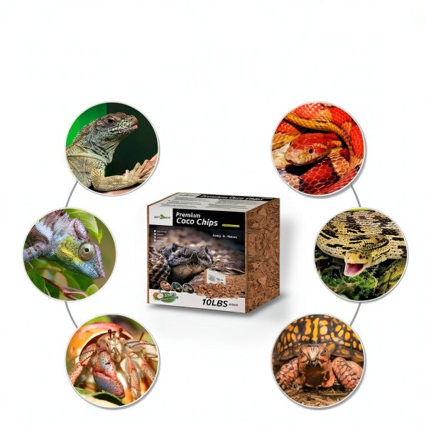 Coconut Substrate for Reptiles REPTI ZOO 72 Quart Natural Bedding-6