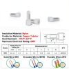 Nilight 300PCS 22-16# Crimp Terminals Copper Nylon Wire Connectors-1