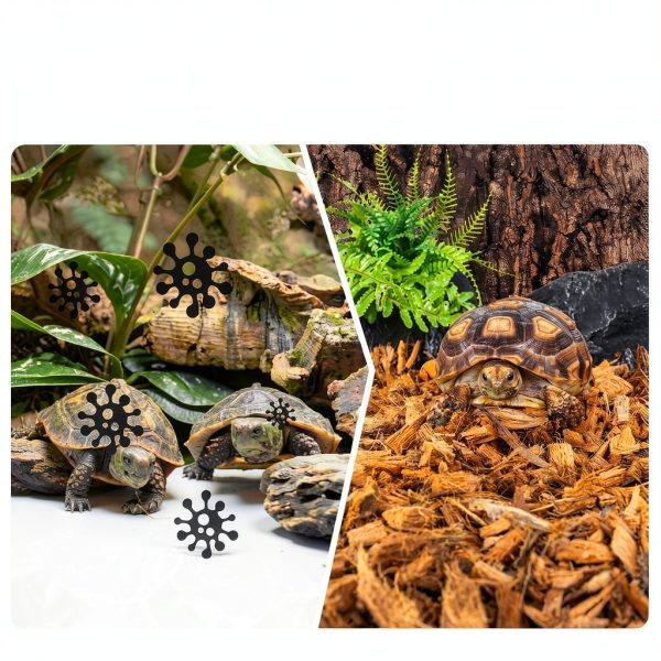 Coconut Substrate for Reptiles REPTI ZOO 72 Quart Natural Bedding-2