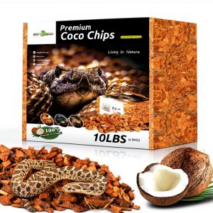 Coconut Substrate for Reptiles REPTI ZOO 72 Quart Natural Bedding-0