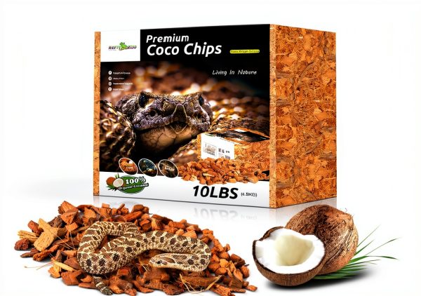 Coconut Substrate for Reptiles REPTI ZOO 72 Quart Natural Bedding-0