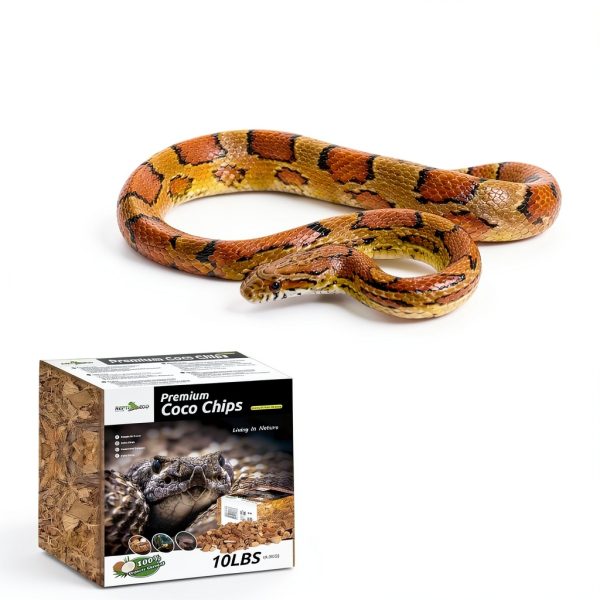 Coconut Substrate for Reptiles REPTI ZOO 72 Quart Natural Bedding-7
