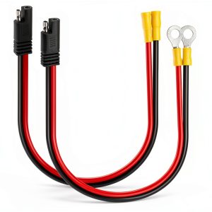 Marine Battery Connector MONDGE Quick Connect Kit 2 Pin Male Black Red-0
