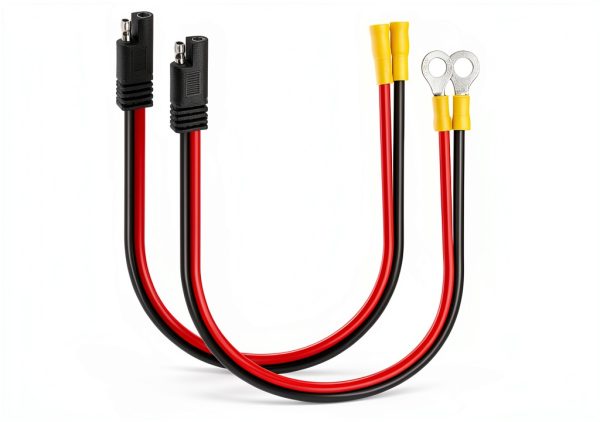 Marine Battery Connector MONDGE Quick Connect Kit 2 Pin Male Black Red-0