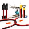 Marine Battery Connector MONDGE Quick Connect Kit 2 Pin Male Black Red-5
