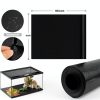 120 Gallon Reptile Terrarium Mat Liner, 96" X 24" Bearded Dragon Tank Accessories, Bearded Dragon Substrate flooring for 4x2x2 Reptile Enclosure, Reptile Bedding Carpet for Gecko,Lizard, Black-4
