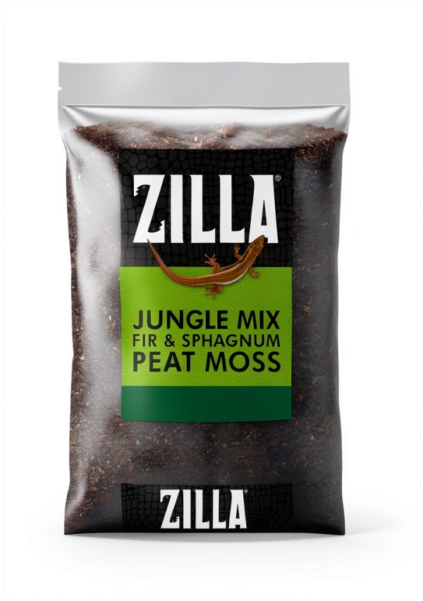 Zilla Reptile Terrarium Bedding Jungle Mix Substrate 8 Quart-8