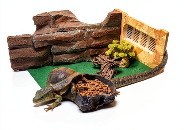 120 Gallon Reptile Terrarium Mat Liner, 96" X 24" Bearded Dragon Tank Accessories, Bearded Dragon Substrate flooring for 4x2x2 Reptile Enclosure, Reptile Bedding Carpet for Gecko,Lizard, Black-2