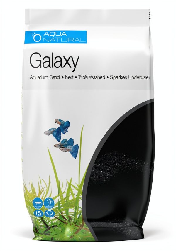 Aqua Natural Galaxy Sand 10lb Black Substrate Aquascaping Terrariums-0